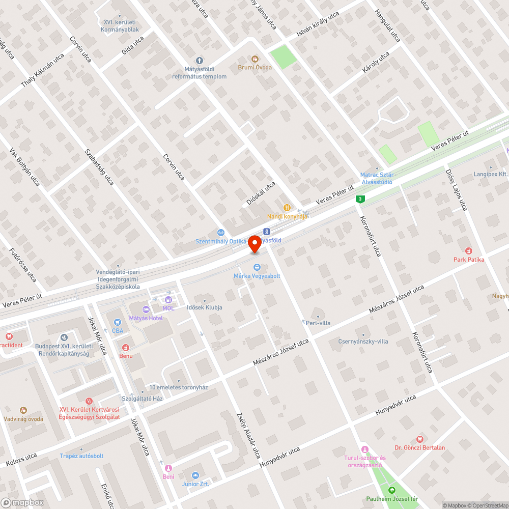 Megrongálódott, hiányos megállószegély. bejelentés helye