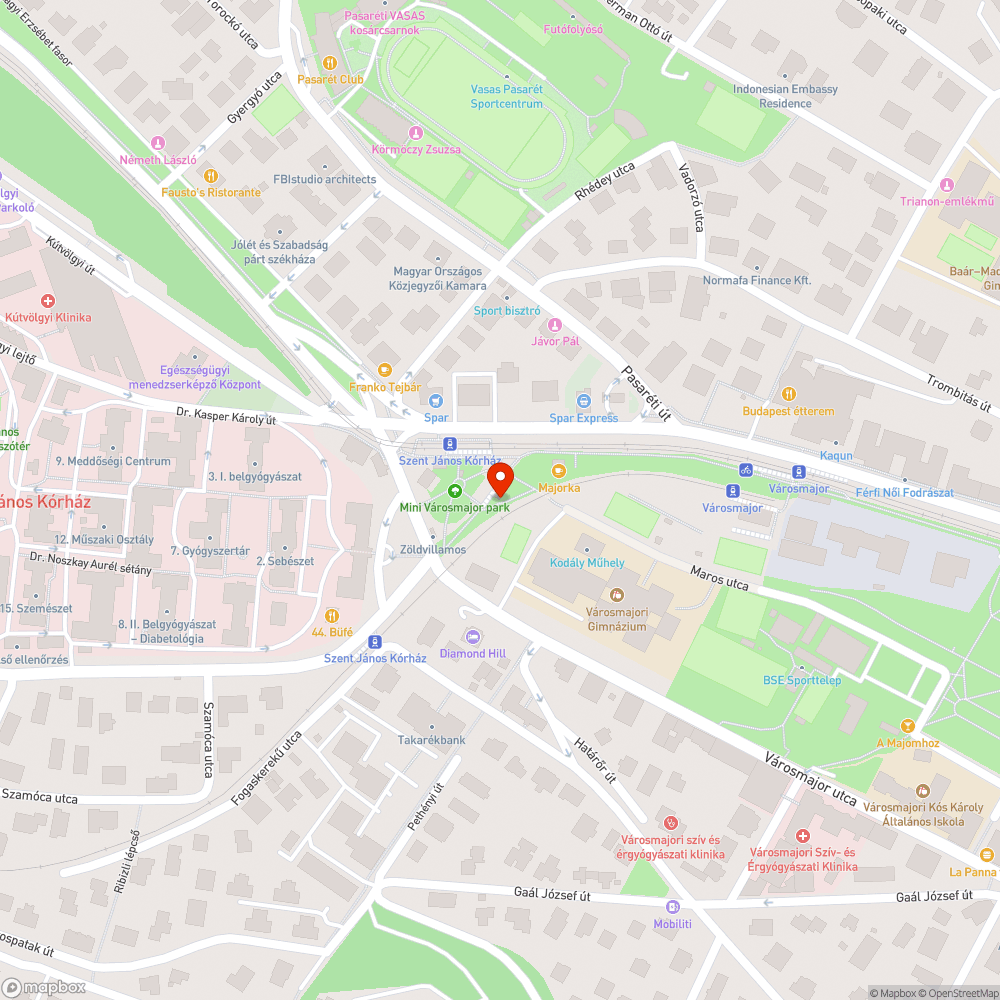 Kuplerájos zöldterület bejelentés helye