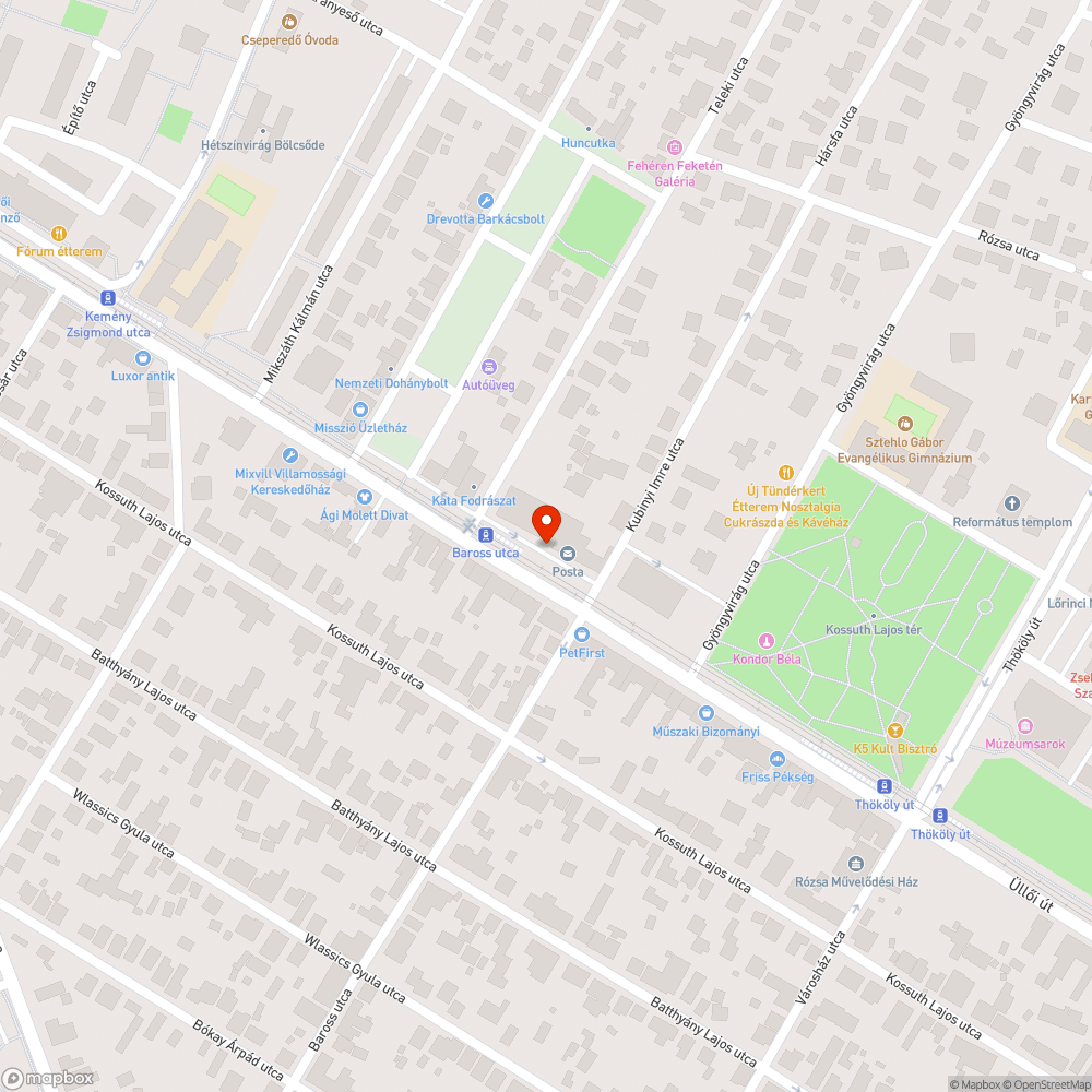 Rendszeres Parkolás a Járdán bejelentés helye