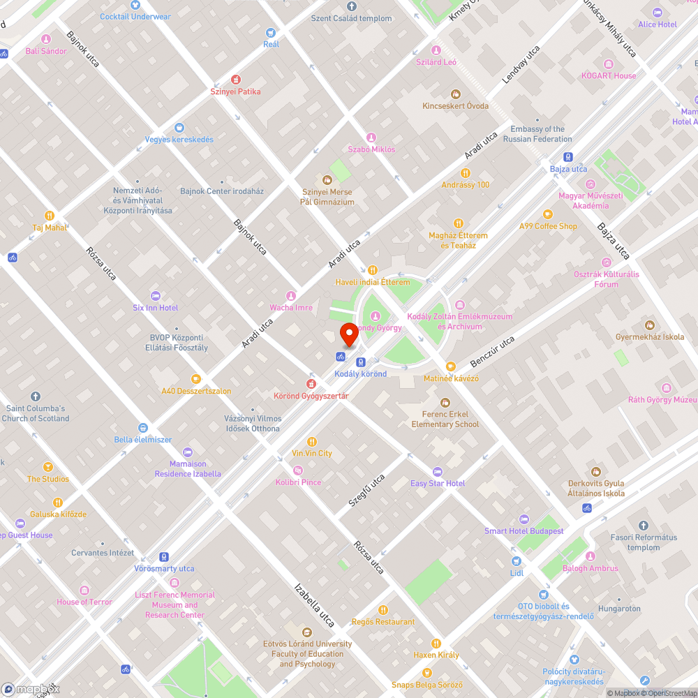 Elhagyott autó bejelentés helye