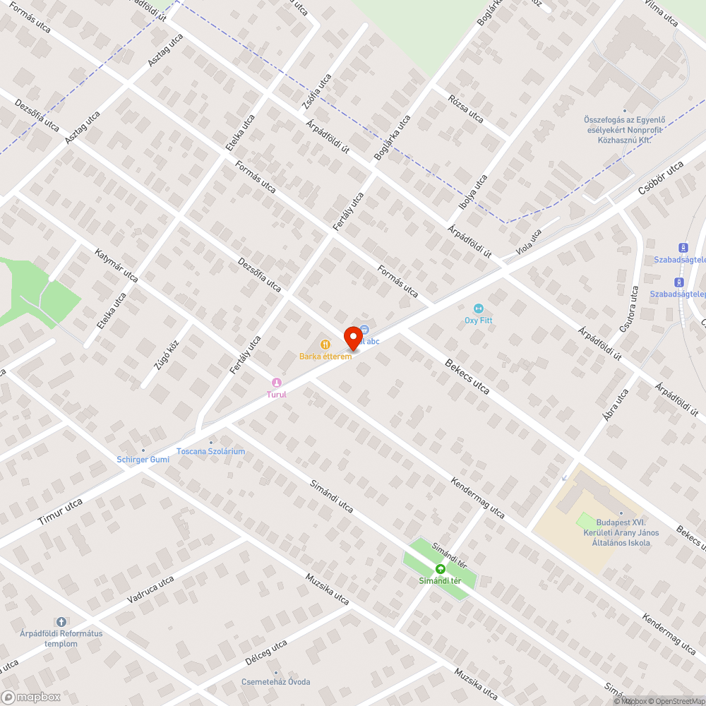 Szemetes árok bejelentés helye