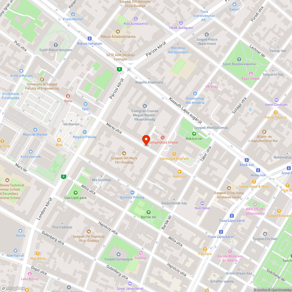 Lassan eltűnő járda, bejelentés helye