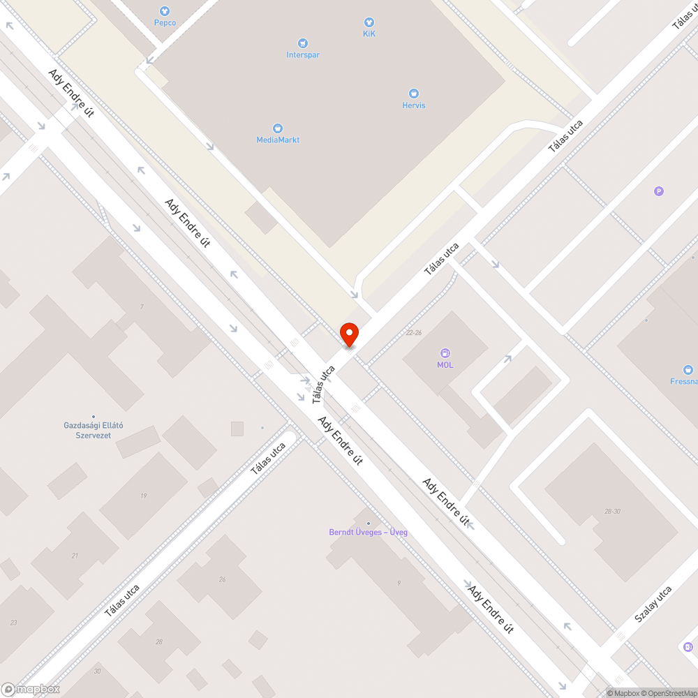 Megtévesztő kanyarodósáv tábla bejelentés helye