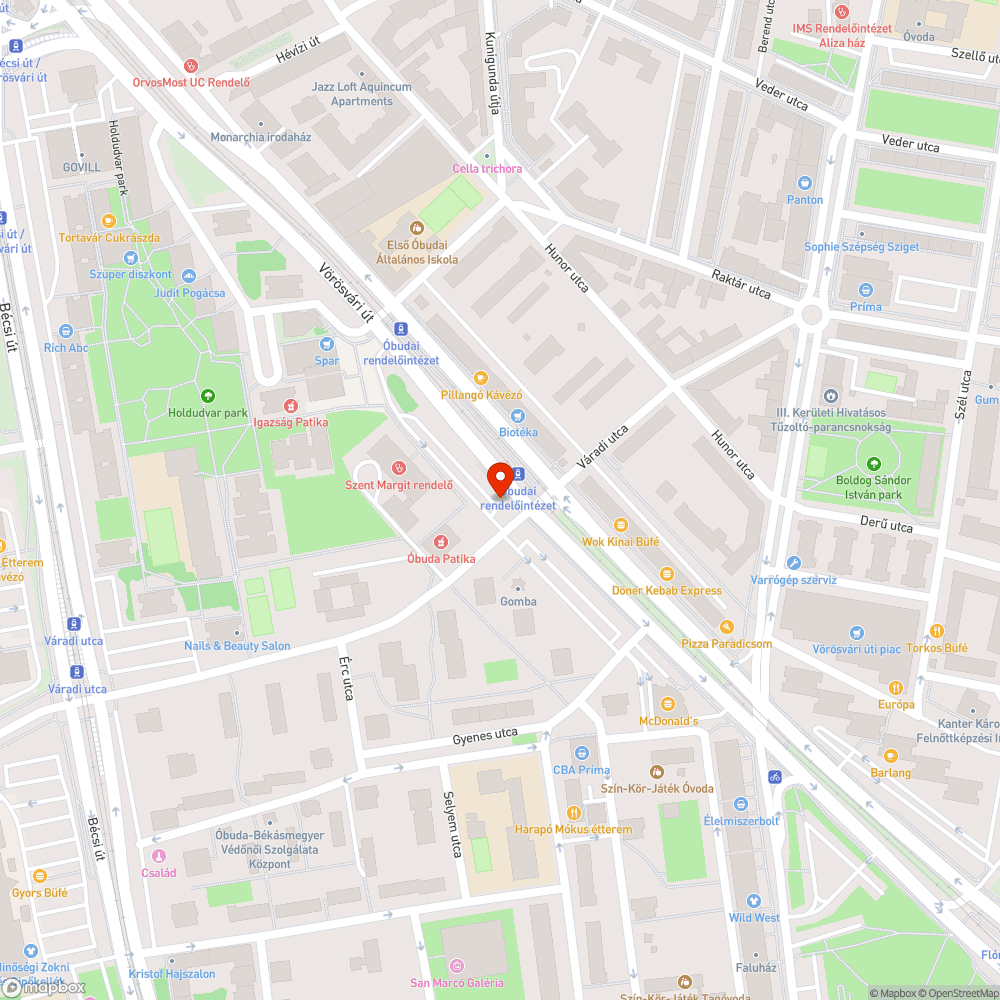 Kikopott fű a Vörösvári úti gyógyszertárnál bejelentés helye