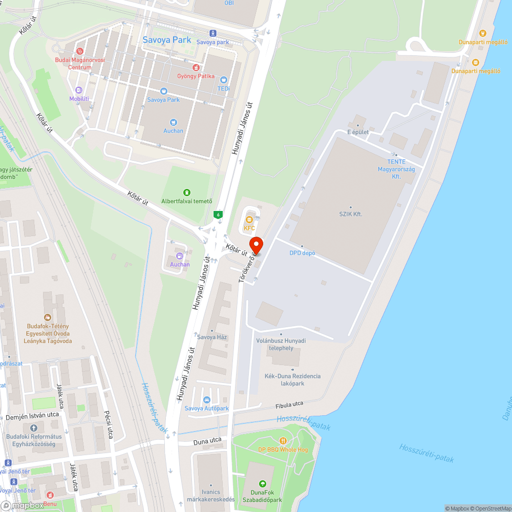 Szétzúzott tábla bejelentés helye