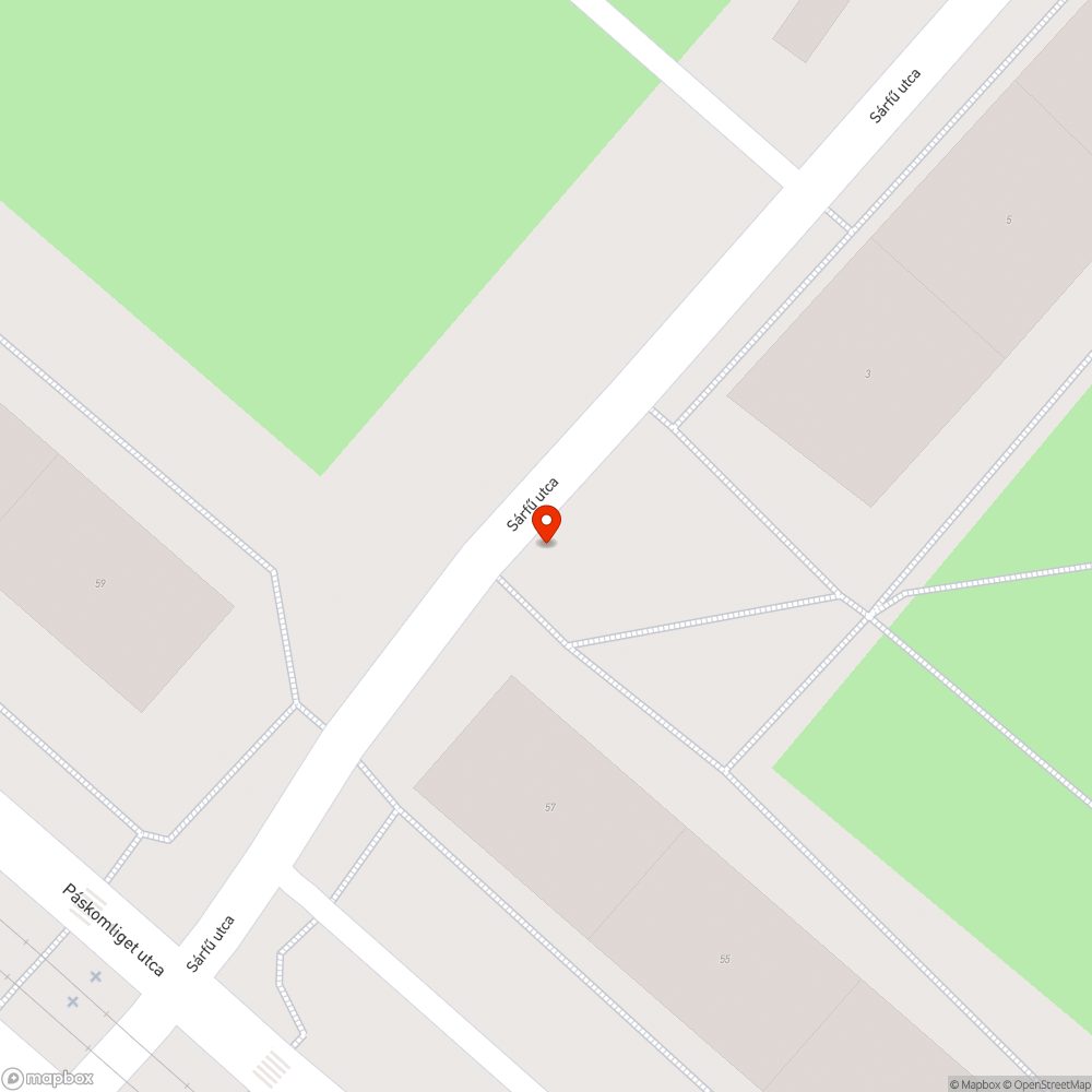 Mély kátyú bejelentés helye