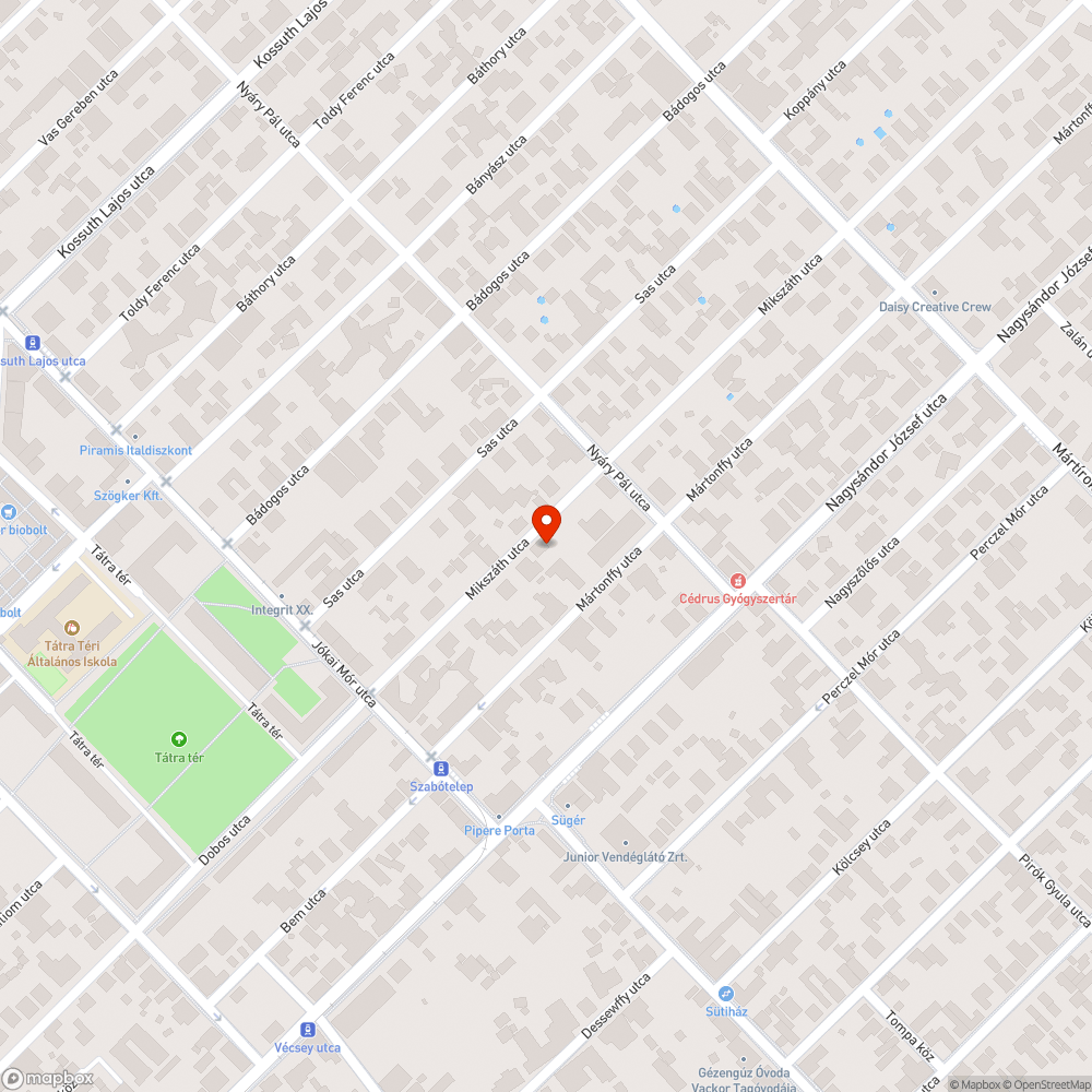 A közkekedést zavaró bejelentés helye