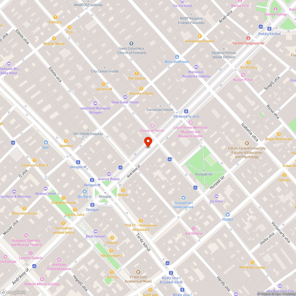 Nincs fű/műfű az Andrássy úton bejelentés helye