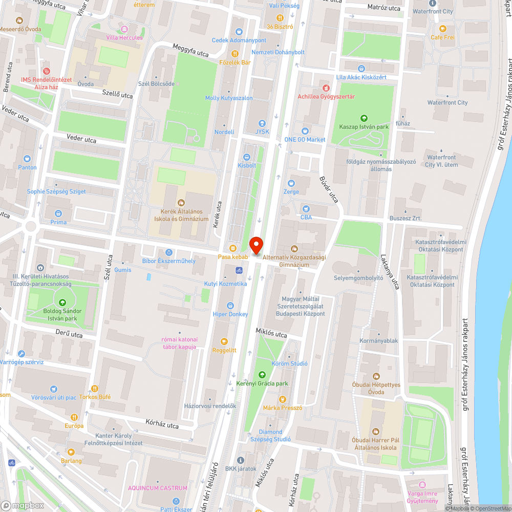 Lekopott zebra bejelentés helye