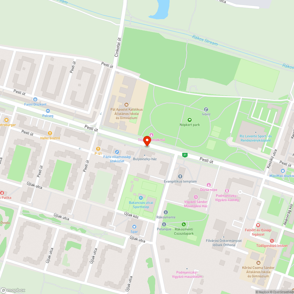 Mi folyik itt? bejelentés helye