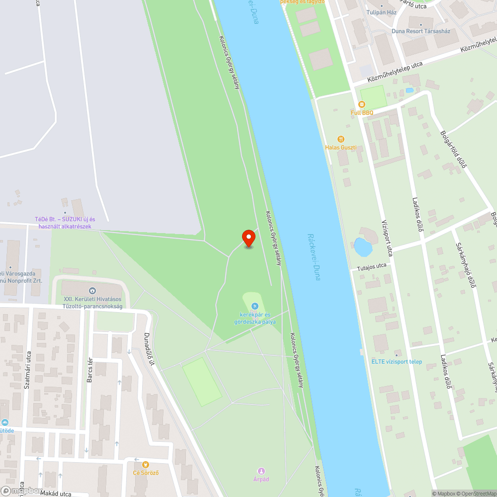 Letaposott ültetvény, zöldterület bejelentés helye