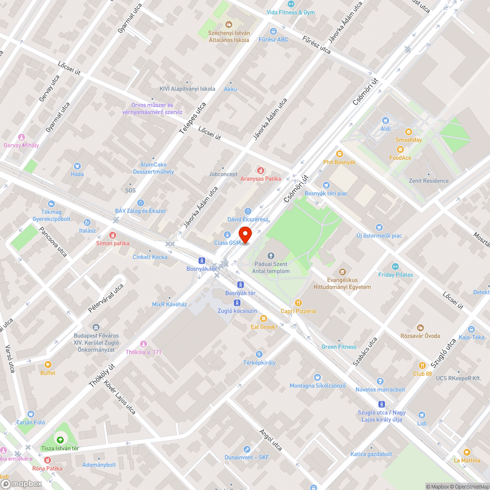 Kimozdult szegélykő a Bosnyák térnél. bejelentés helye