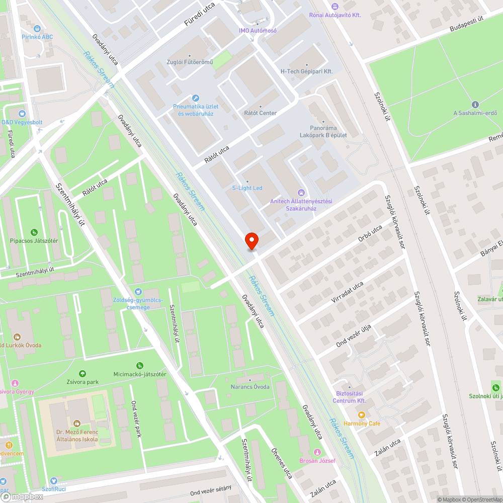 Üres oszlop bejelentés helye