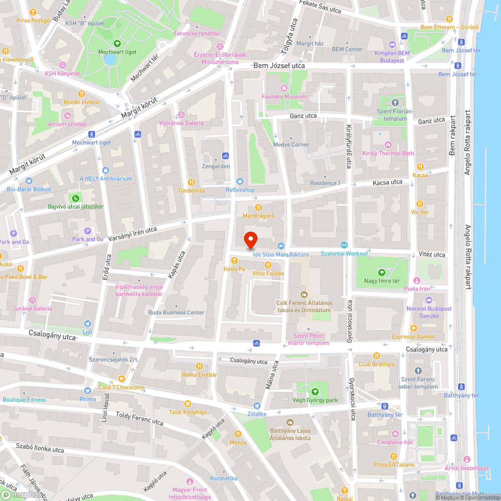 Elhagyott autó bejelentés helye