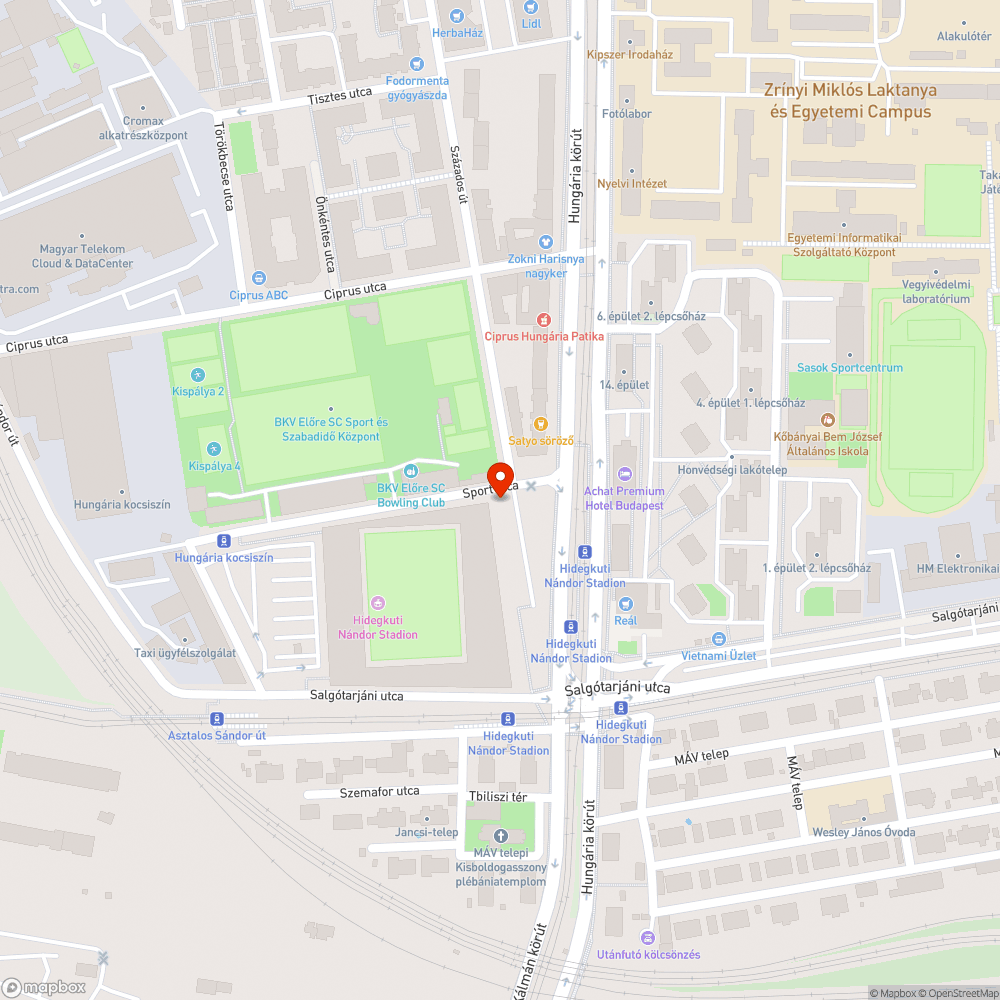 Sport u. - Százados út sarka állandóan szemetes bejelentés helye