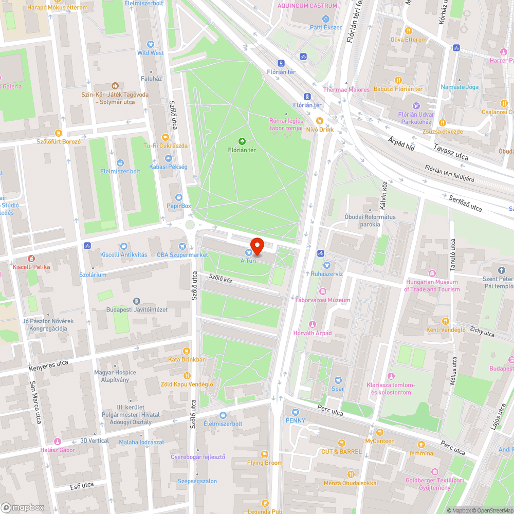 Elhagyott autó bejelentés helye