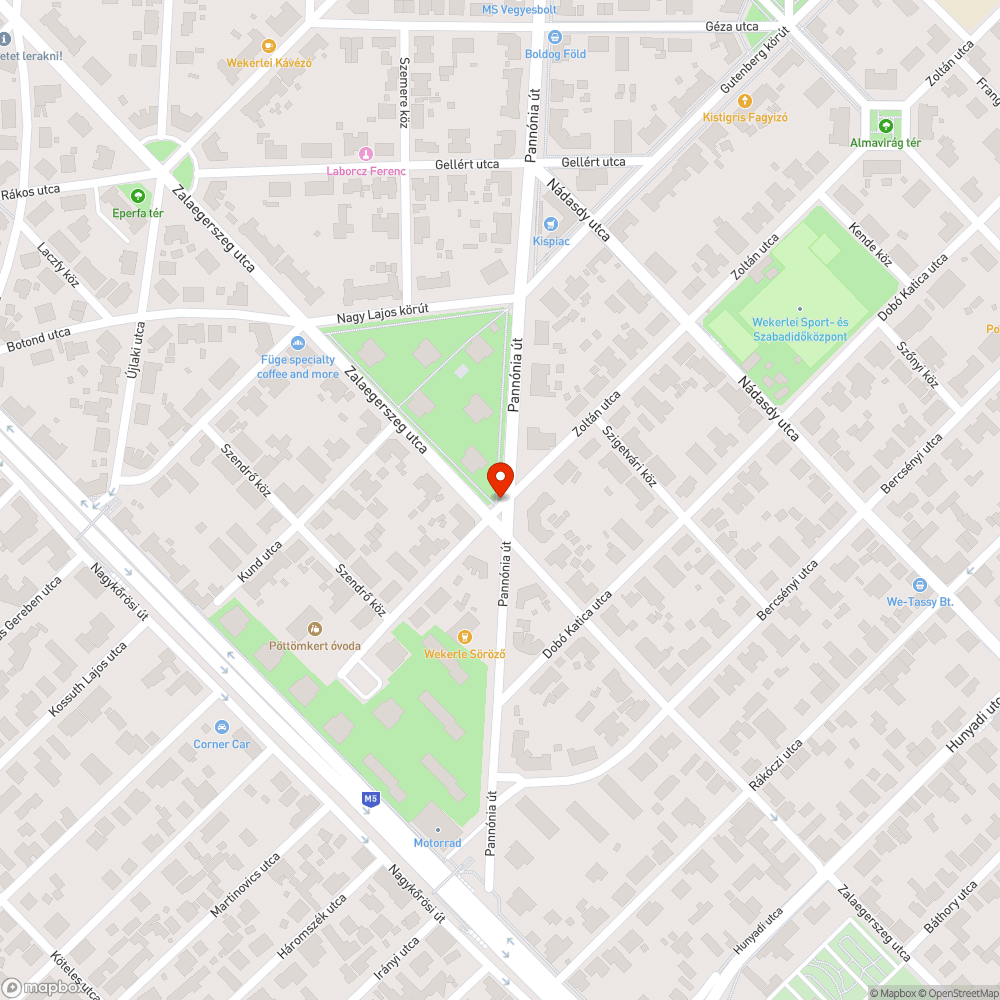 Köztéri szemetes kidőlt, a szemét kihullott a környékre bejelentés helye