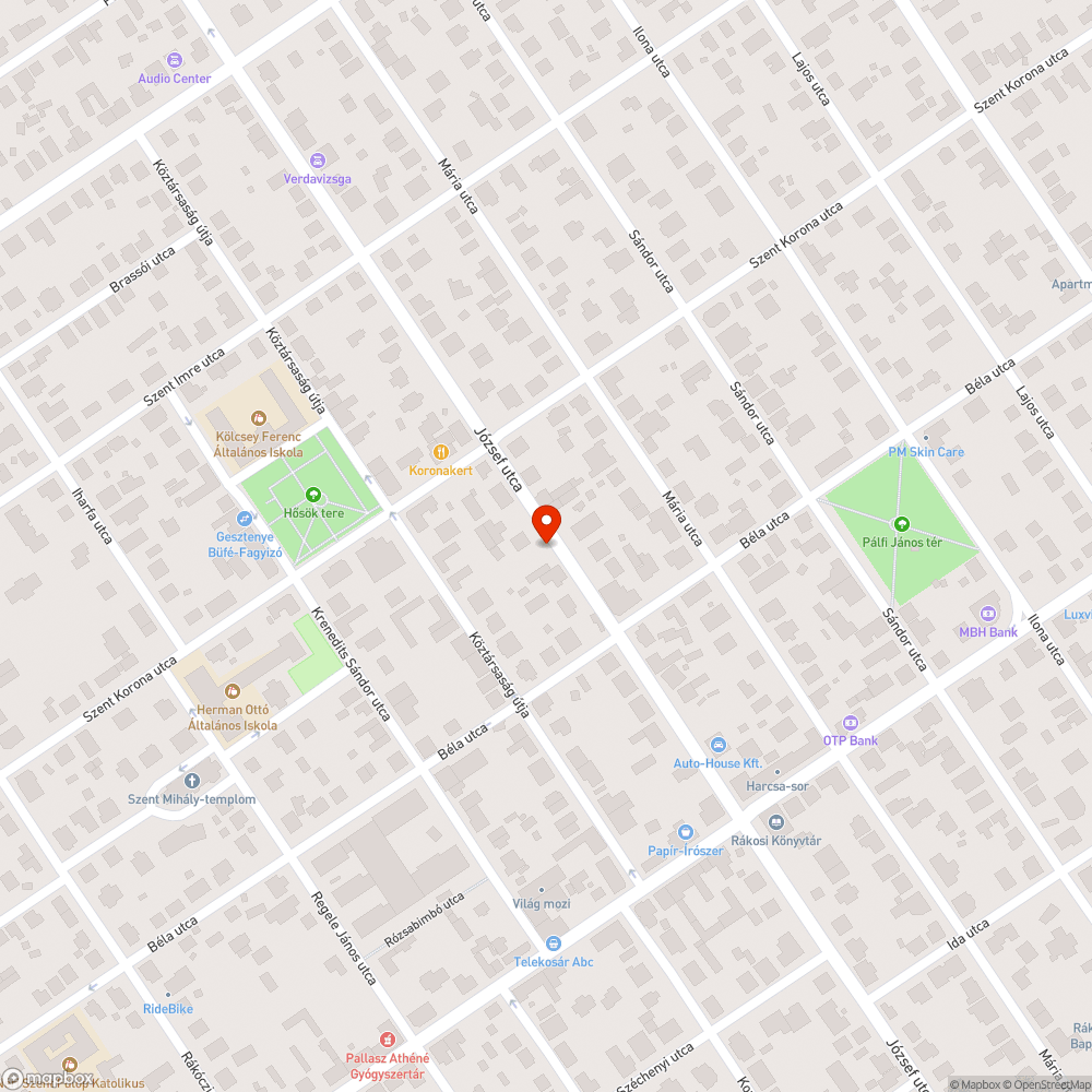 Rossz állapotú járda bejelentés helye