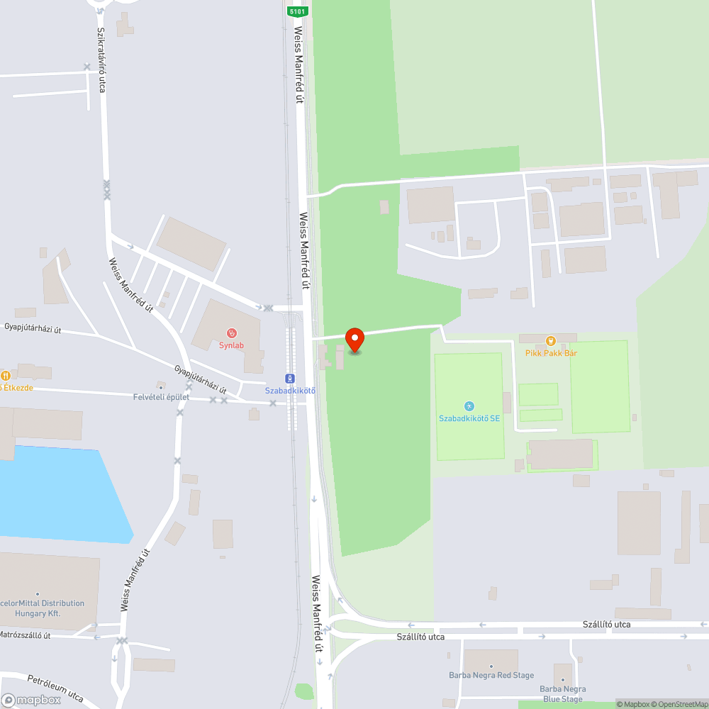 Illegális szemétlerakás bejelentés helye