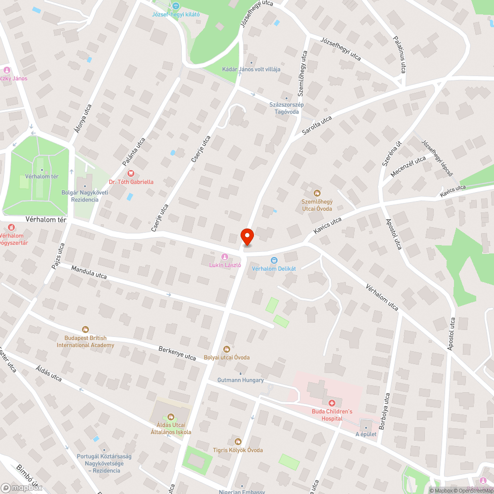 Zöldterületi parkolás bejelentés helye