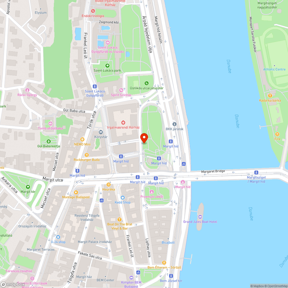 Firkás tábla (Margit híd Buda) bejelentés helye