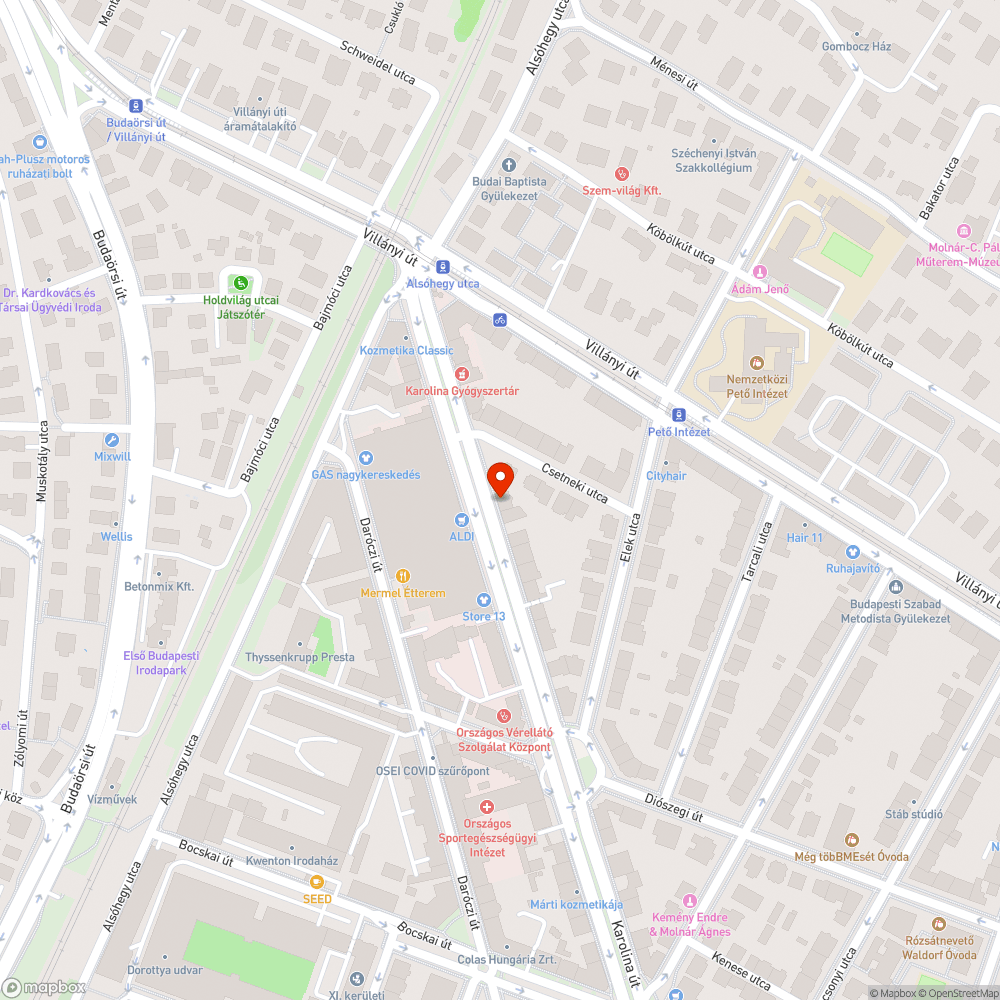 Parkolási apokalipszis a Karolina úton bejelentés helye