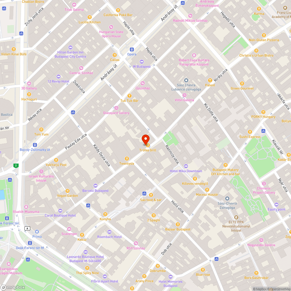 Trófea bejelentés helye