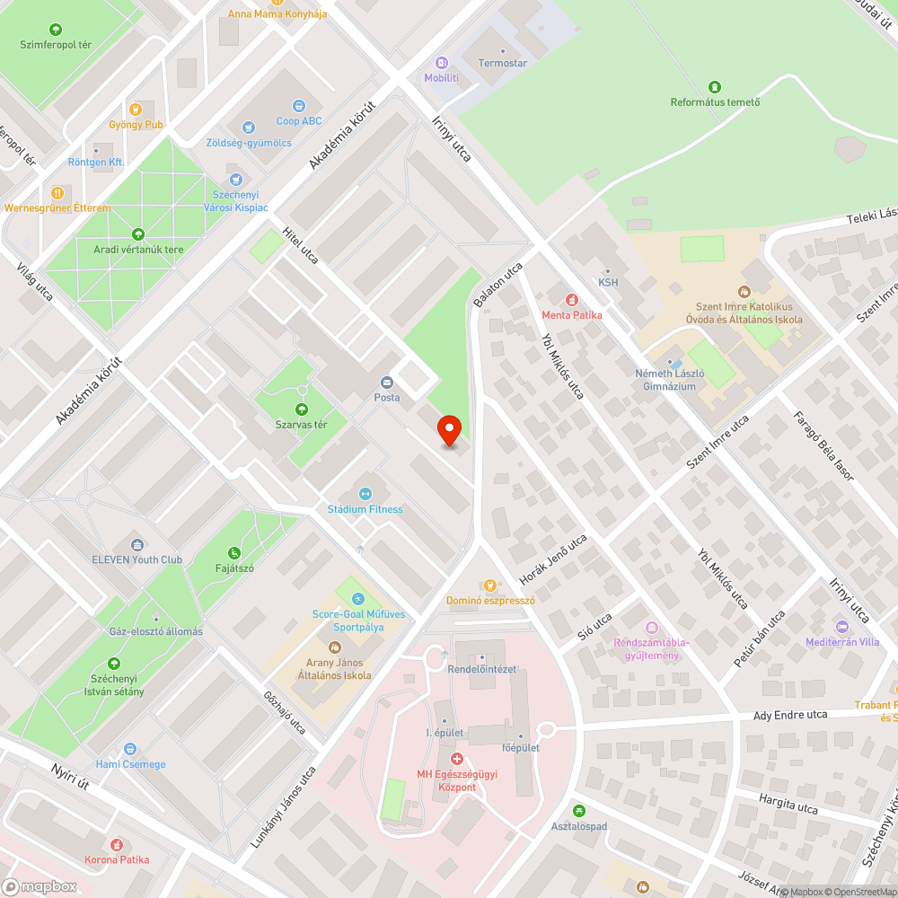 Rendszeres visszatérő térvilágítási hiba a Balaton utcában bejelentés helye