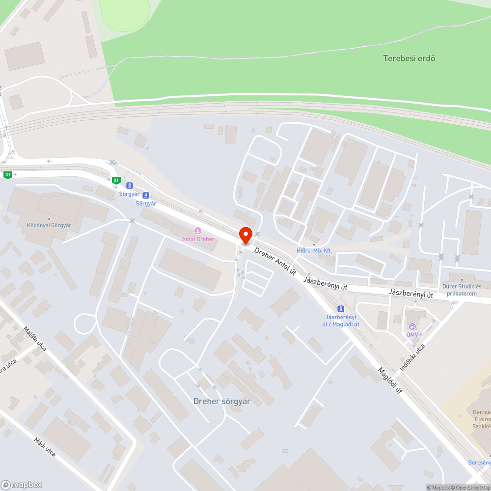 Sérült szegély bejelentés helye