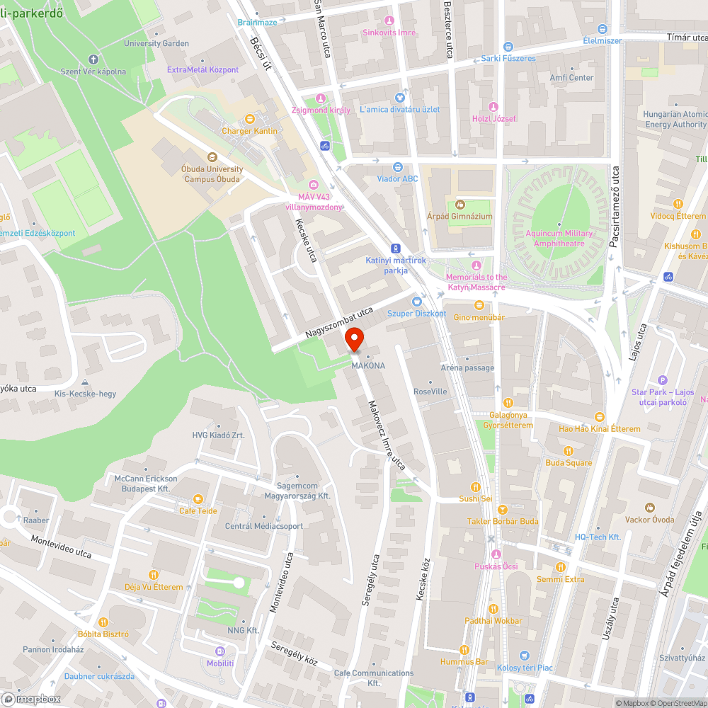 Kátyú a Kecske utcában bejelentés helye