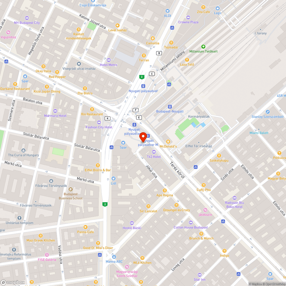 Hiányzó pollerek bejelentés helye