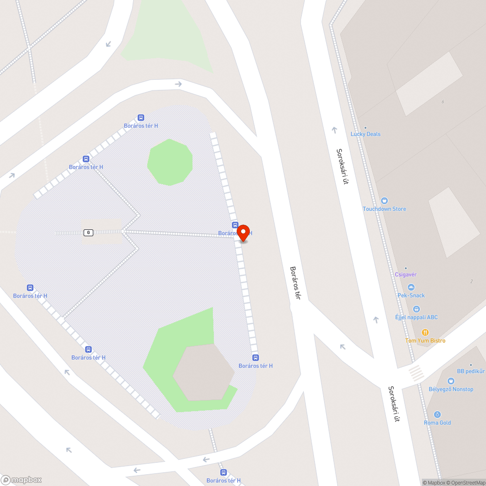 Összefirkált háttámla bejelentés helye