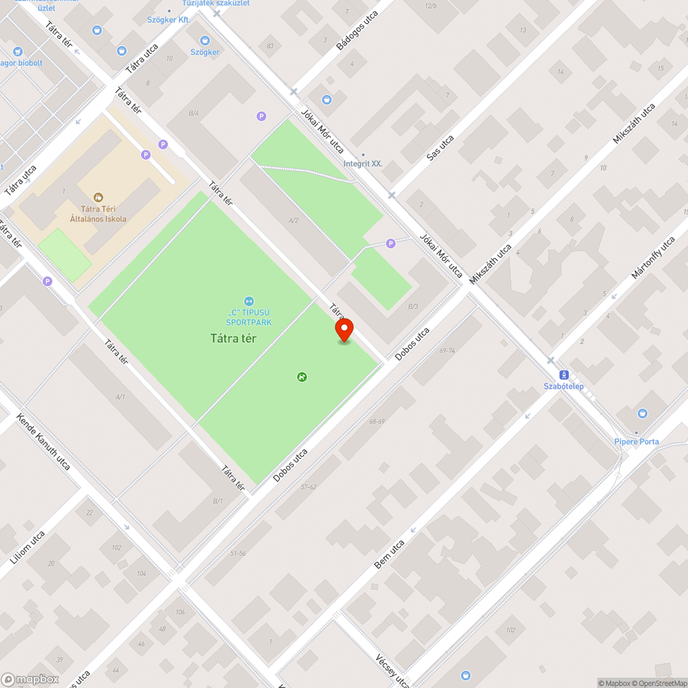 Celluxszal megragasztott pad bejelentés helye