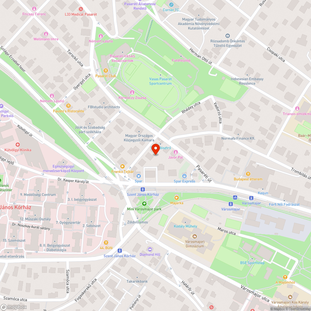 Nem takarított utca bejelentés helye