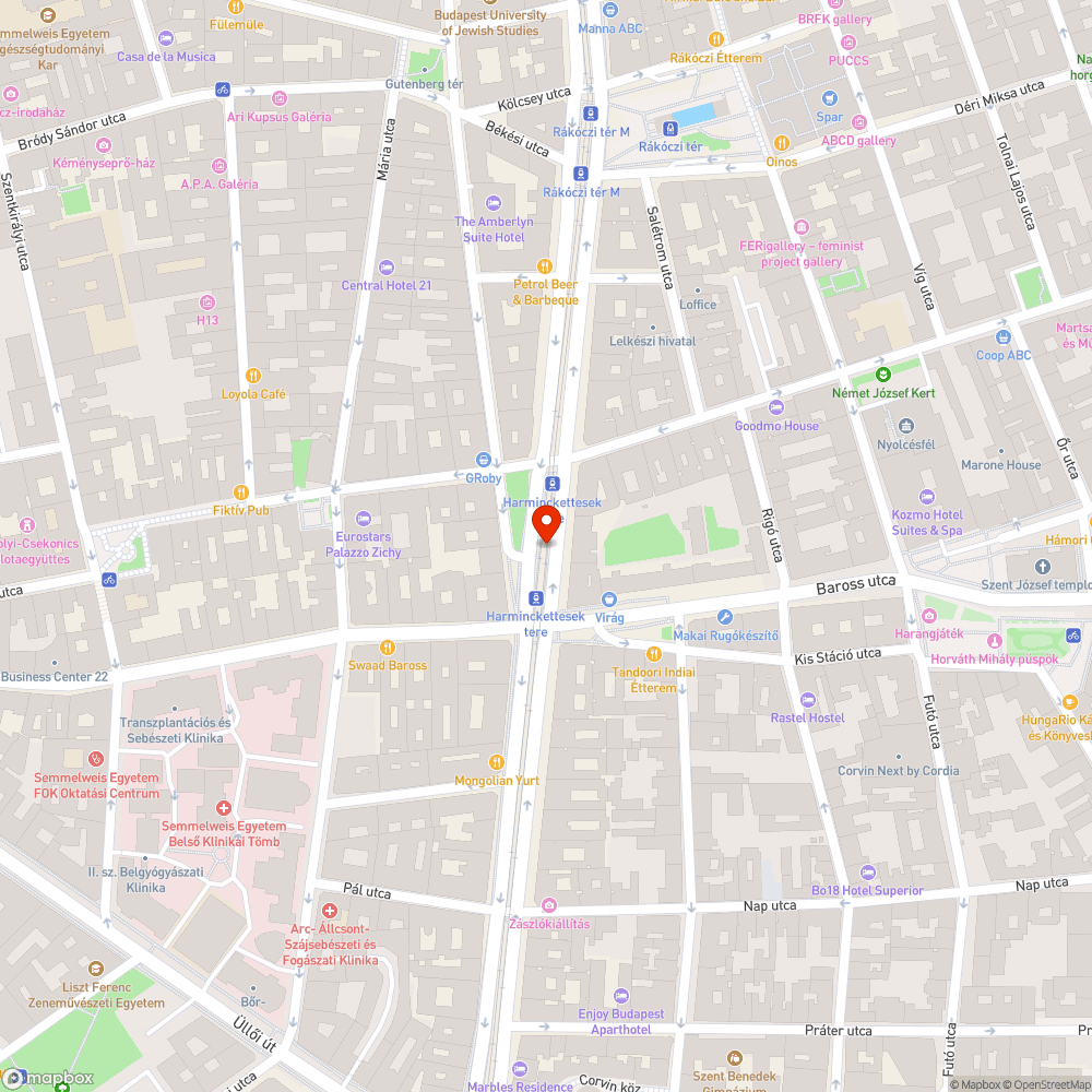 Hiányzó szemetesek bejelentés helye