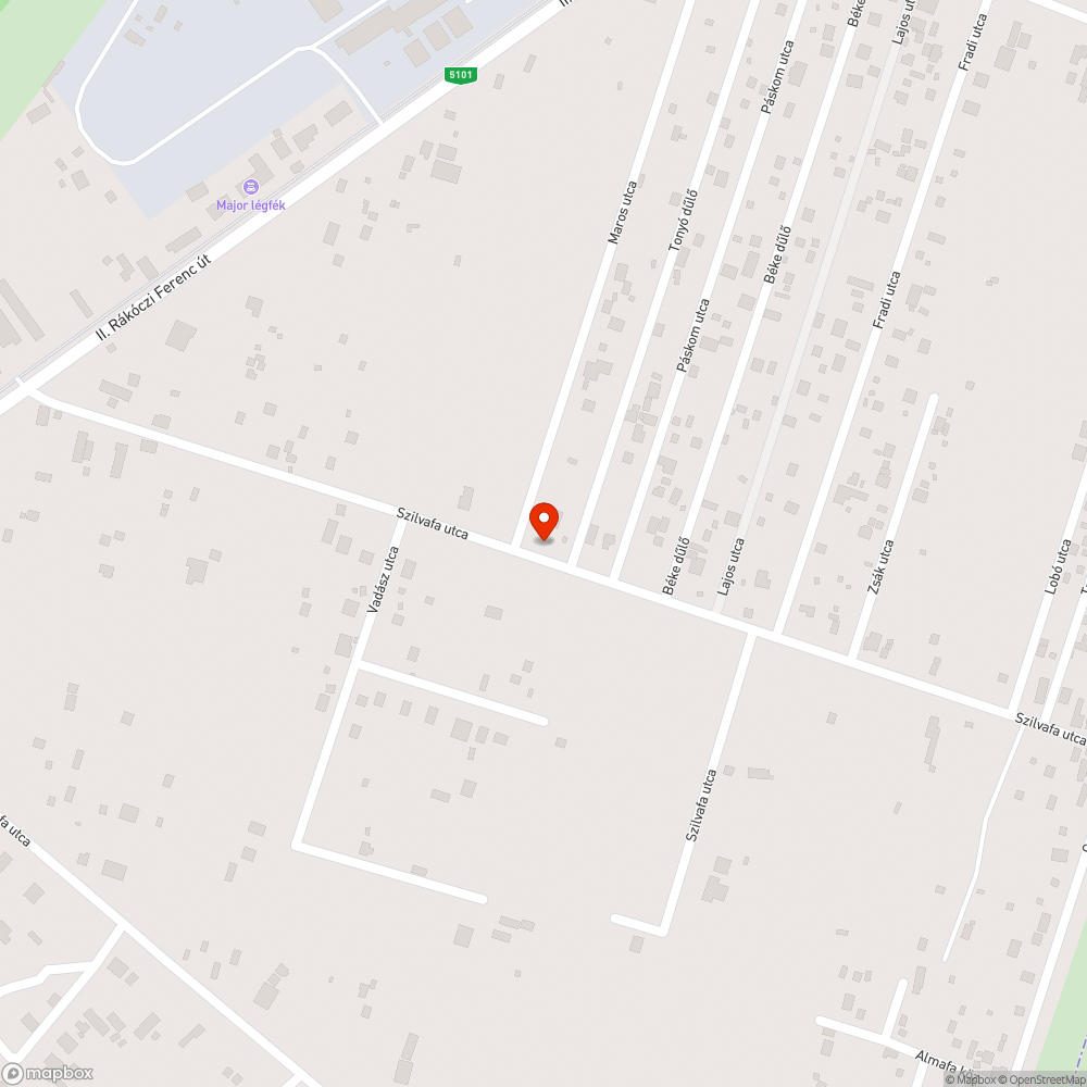 Megborított 60-as tábla bejelentés helye