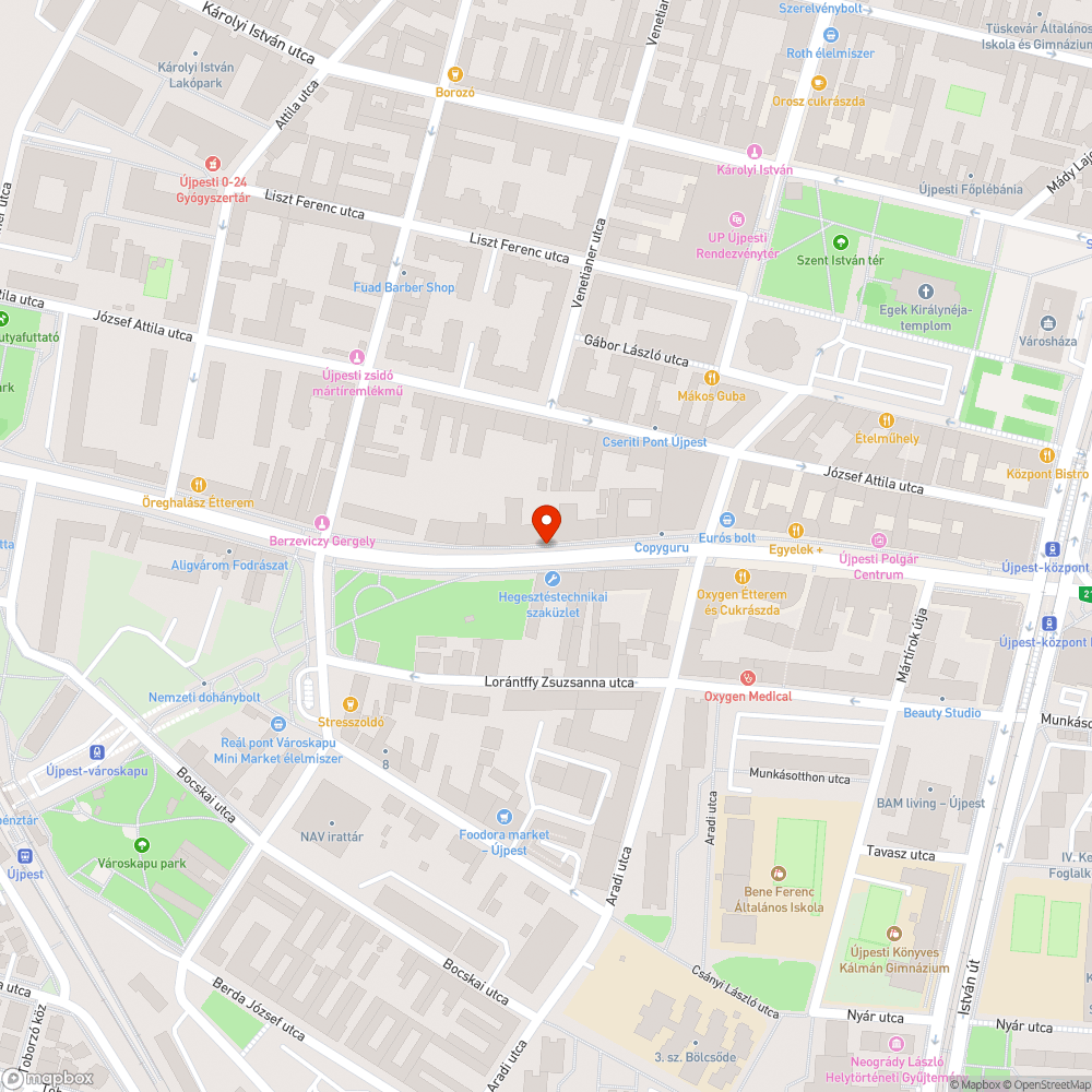 Rossz belső kijelző bejelentés helye