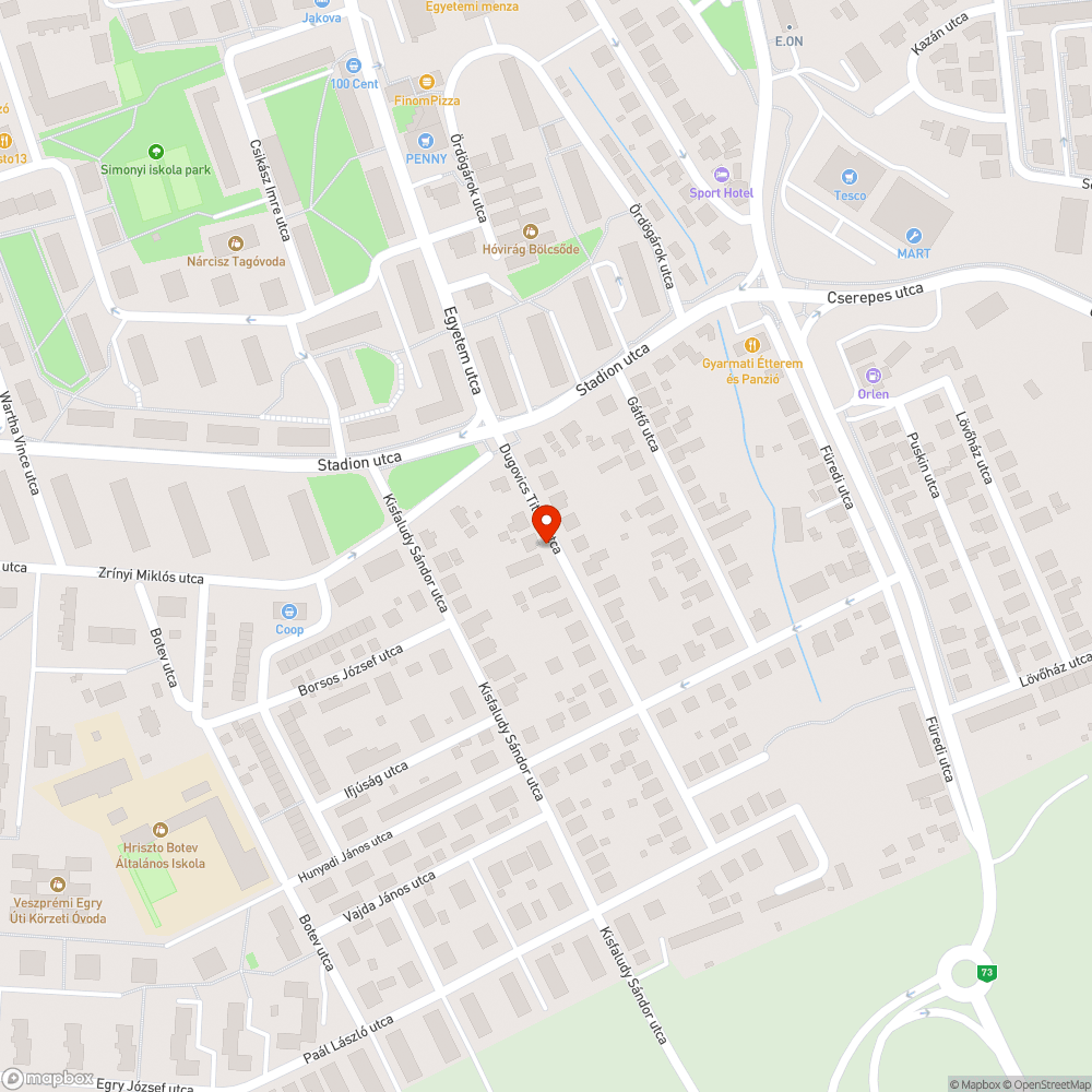 Törött szemetes bejelentés helye