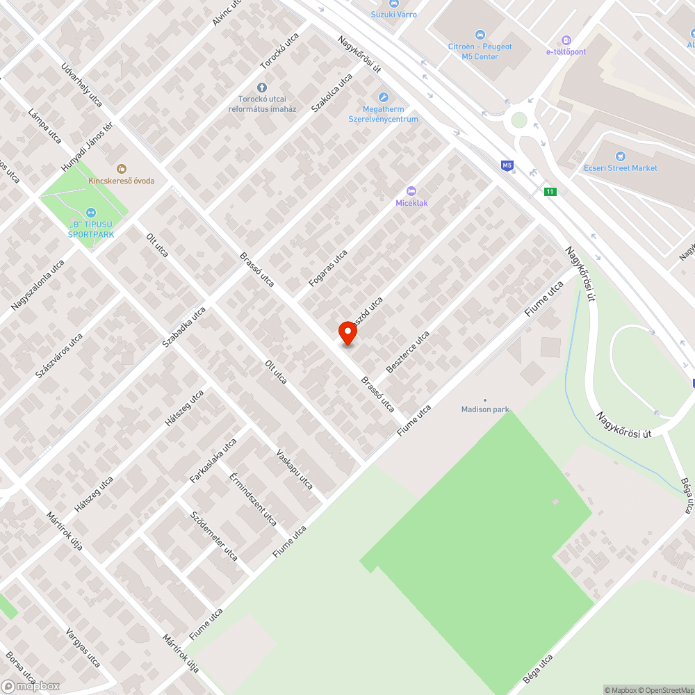 Leszakadt kábel bejelentés helye