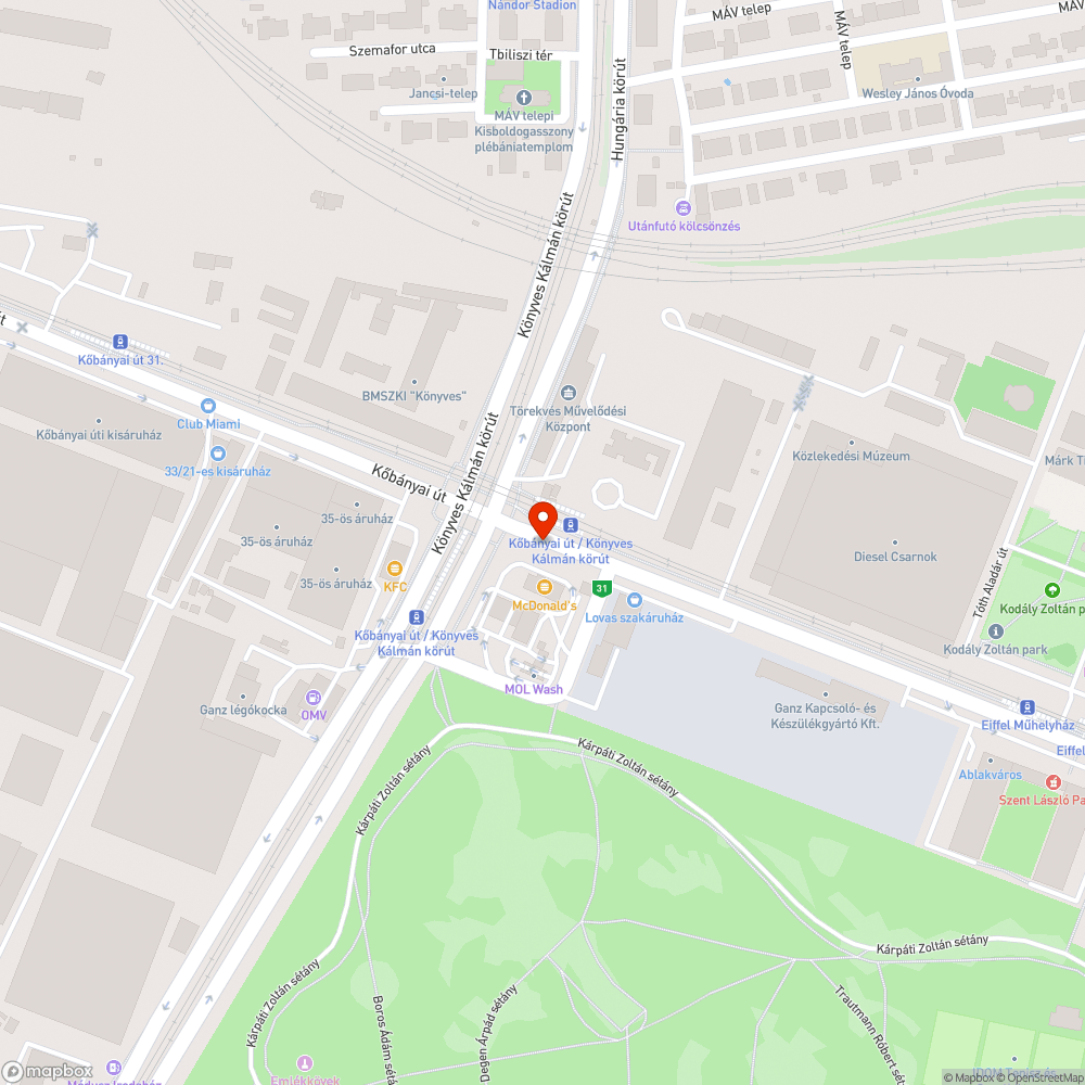 Lapos patkány bejelentés helye