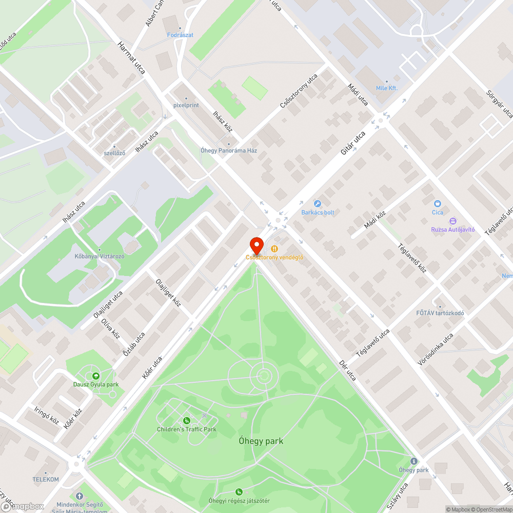 Kidőlő jelzőtáblaoszlop bejelentés helye