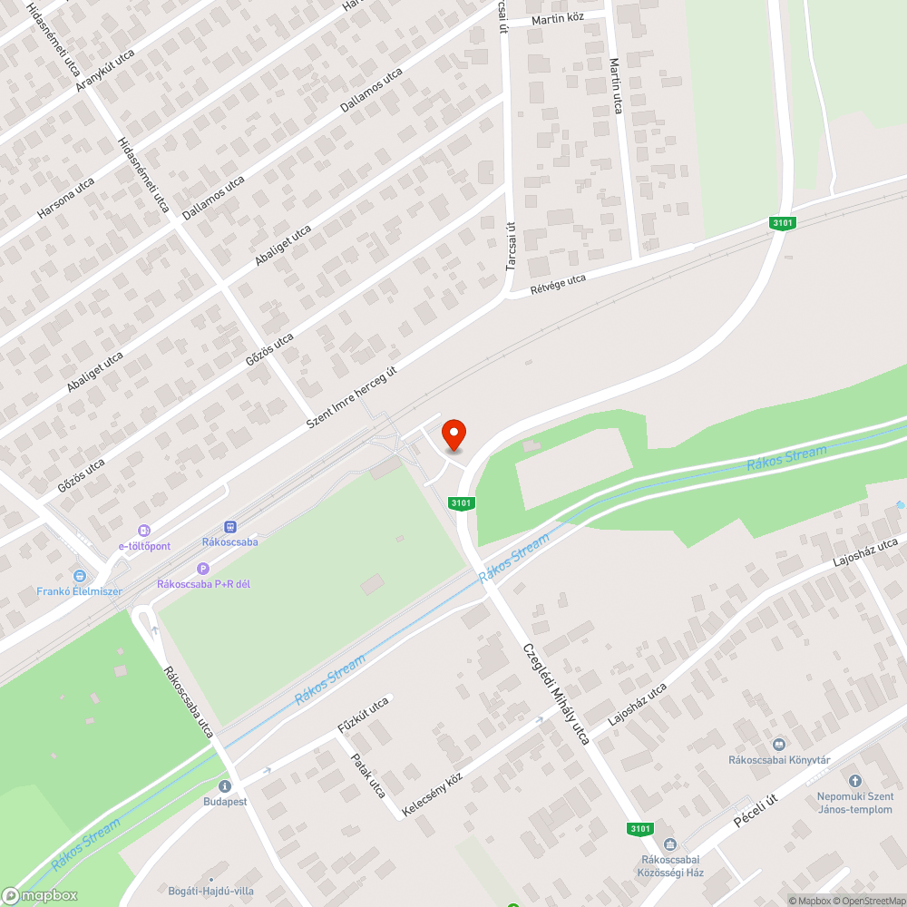 Veszélyes fa bejelentés helye