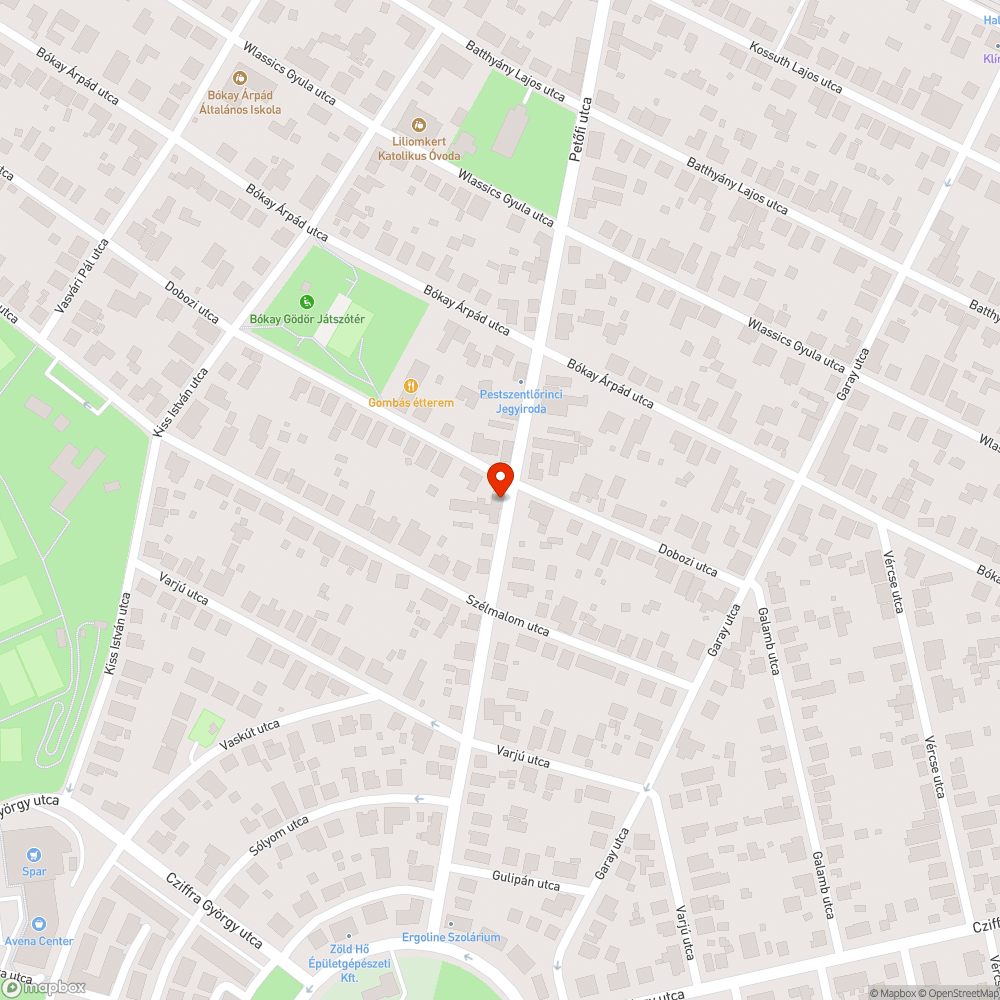 Zebra igénye bejelentés helye