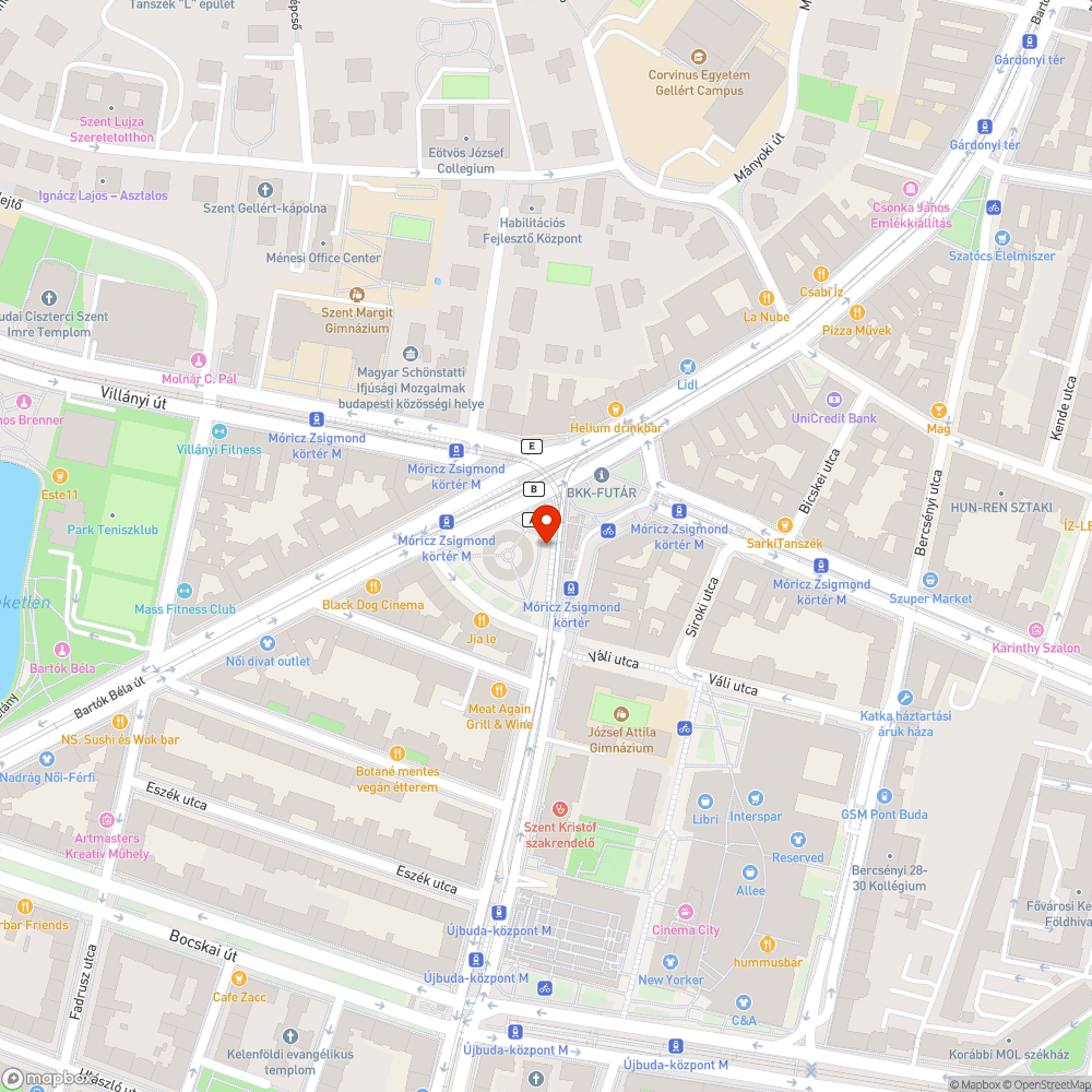 Csupa szemét a Móricz Zsigmond körtér bejelentés helye