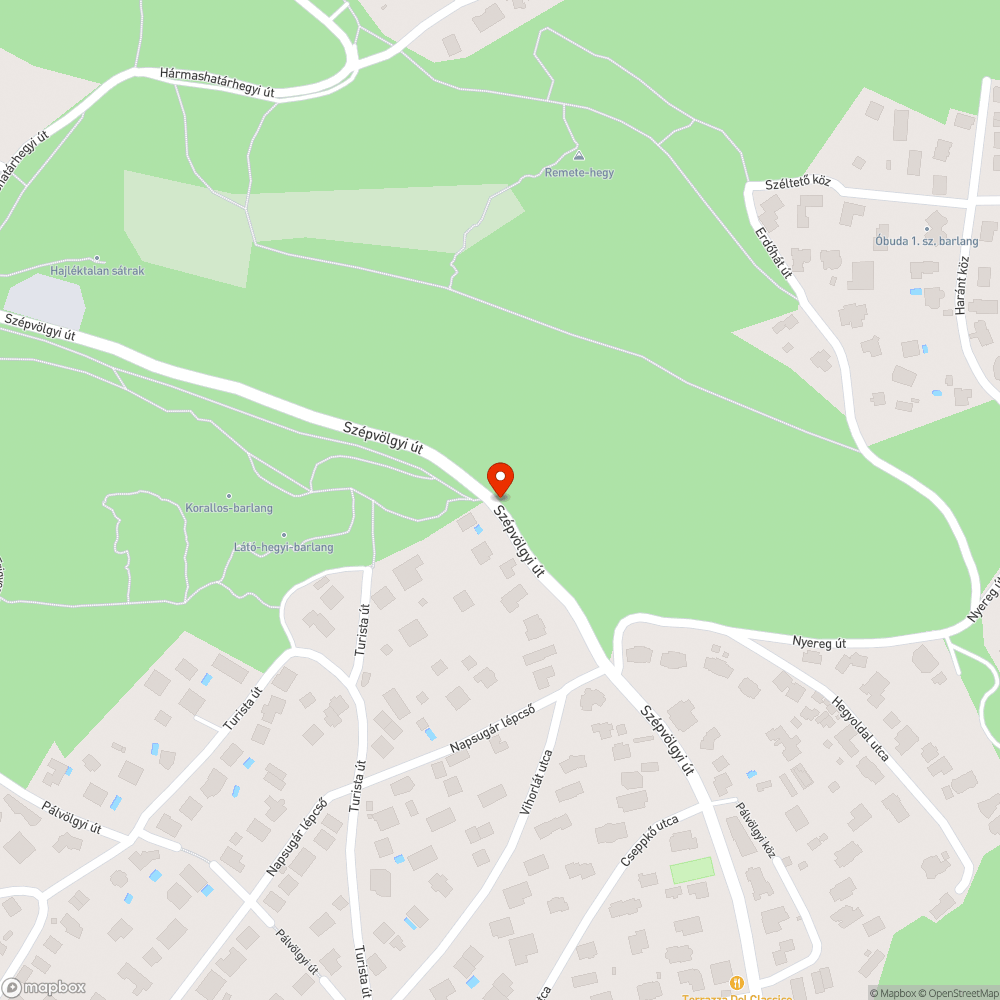 Folyó tűzcsap bejelentés helye