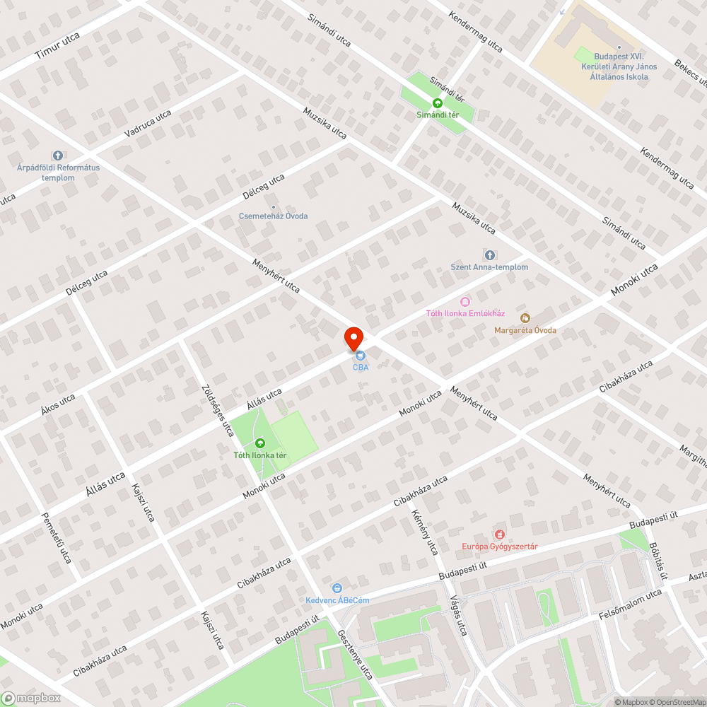 Arany paca a kukán bejelentés helye