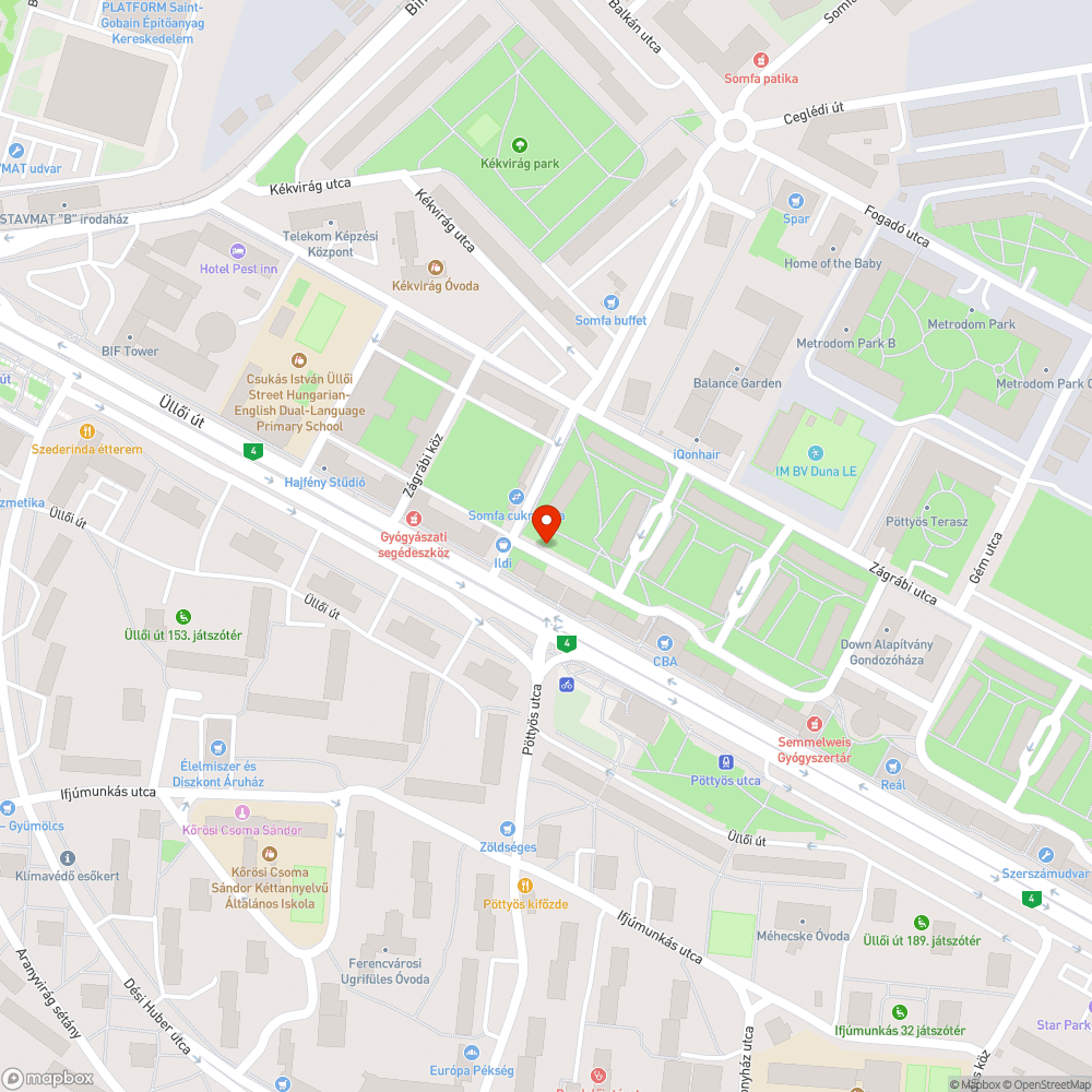 Ferde táblaoszlop bejelentés helye