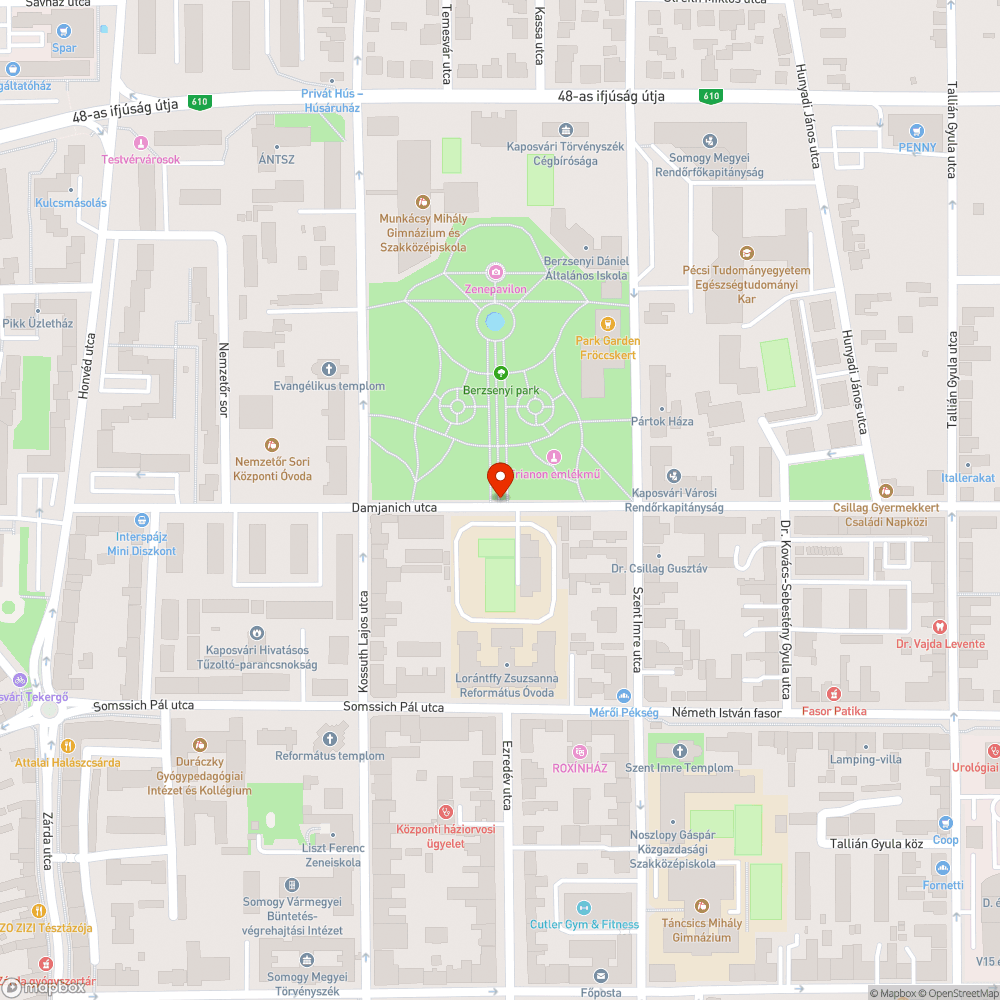 Gombás sérült törzsű fa bejelentés helye