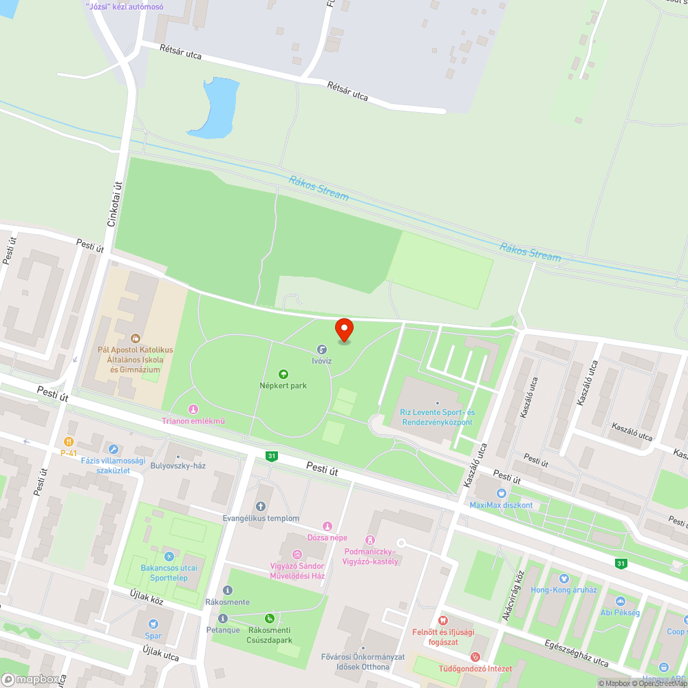 Játszótéren eltünt a csap bejelentés helye