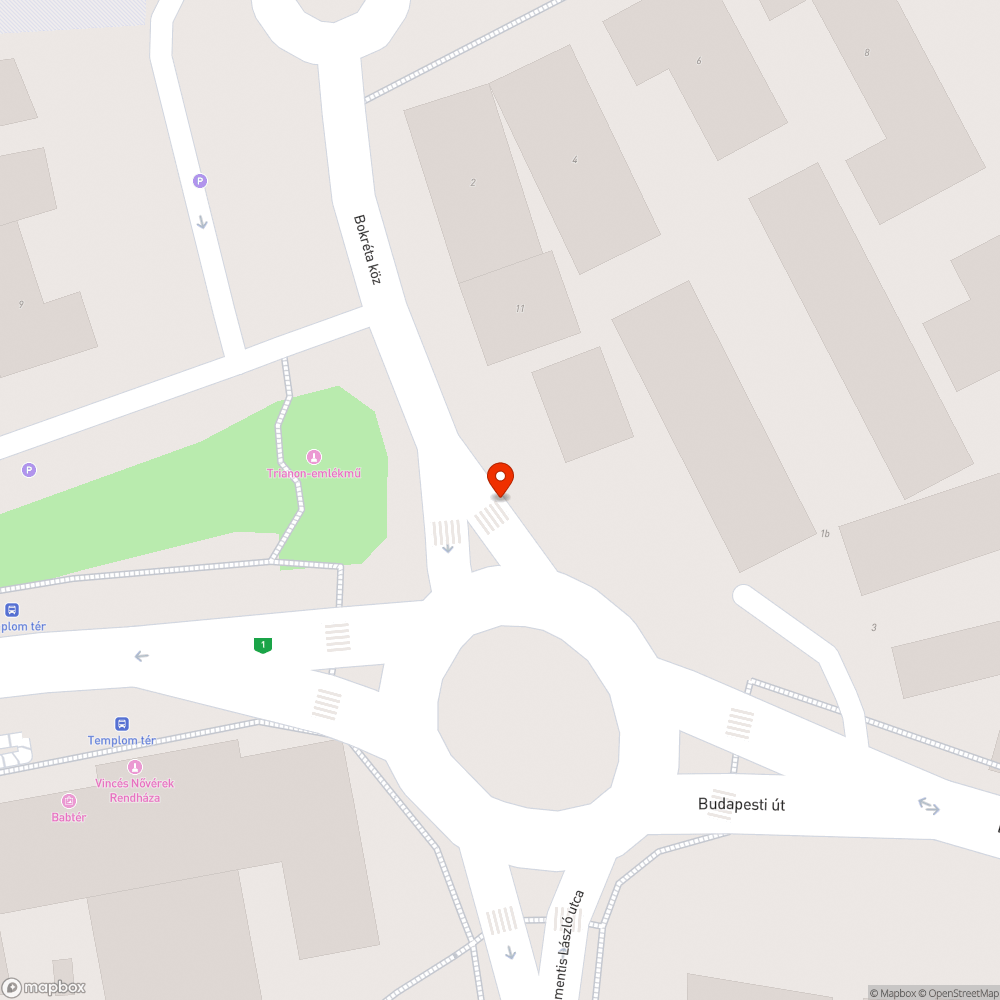 kátyú bejelentés helye